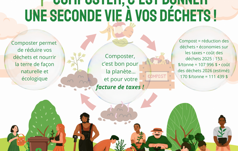 🌱 Composter, c'est donner une seconde vie à vos déchets !